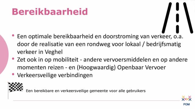 POM Standpunten - Bereikbaarheid