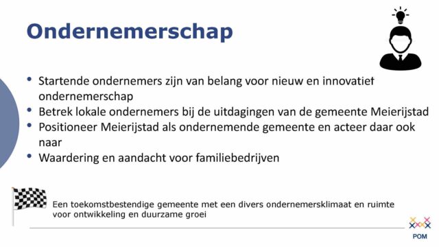POM Standpunten - Ondernemerschap