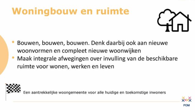 POM Standpunten - Woningbouw en ruimte